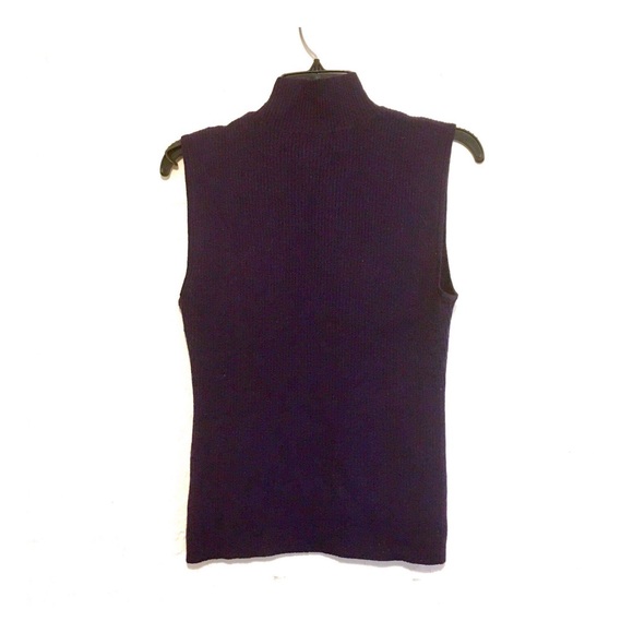 Carlisle | Women’s Dark Purple Wool Tank - Picture 3 of 5